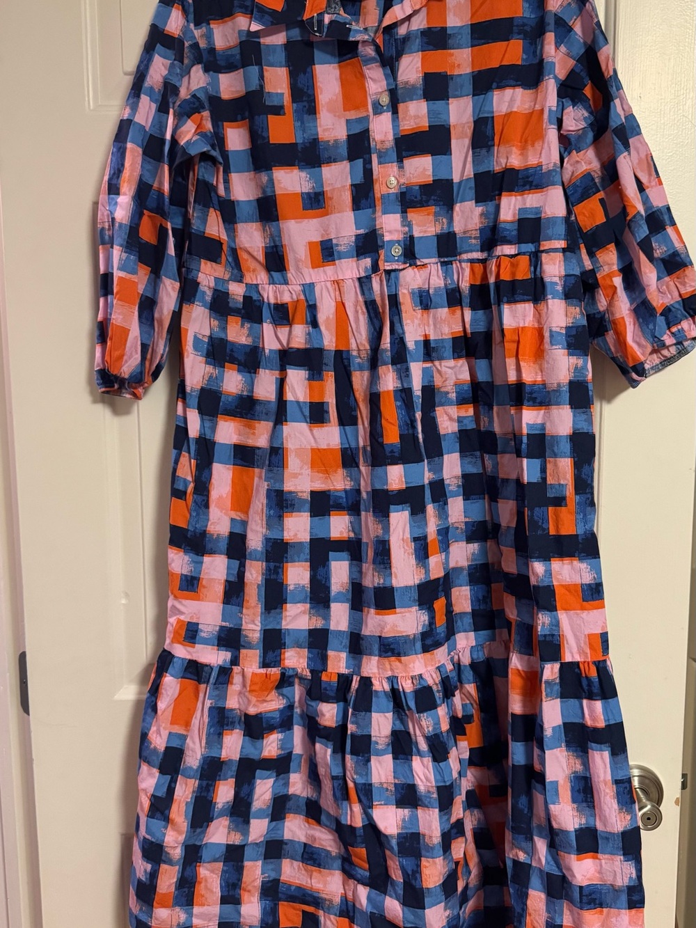 Bettina Tiered Midi Shirt Dress